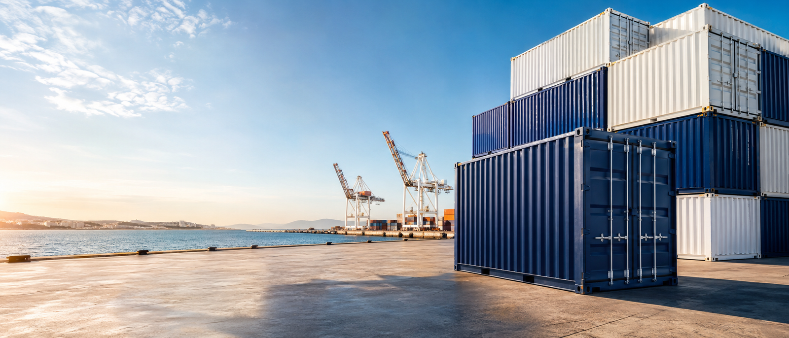 Opérations maritimes et containers