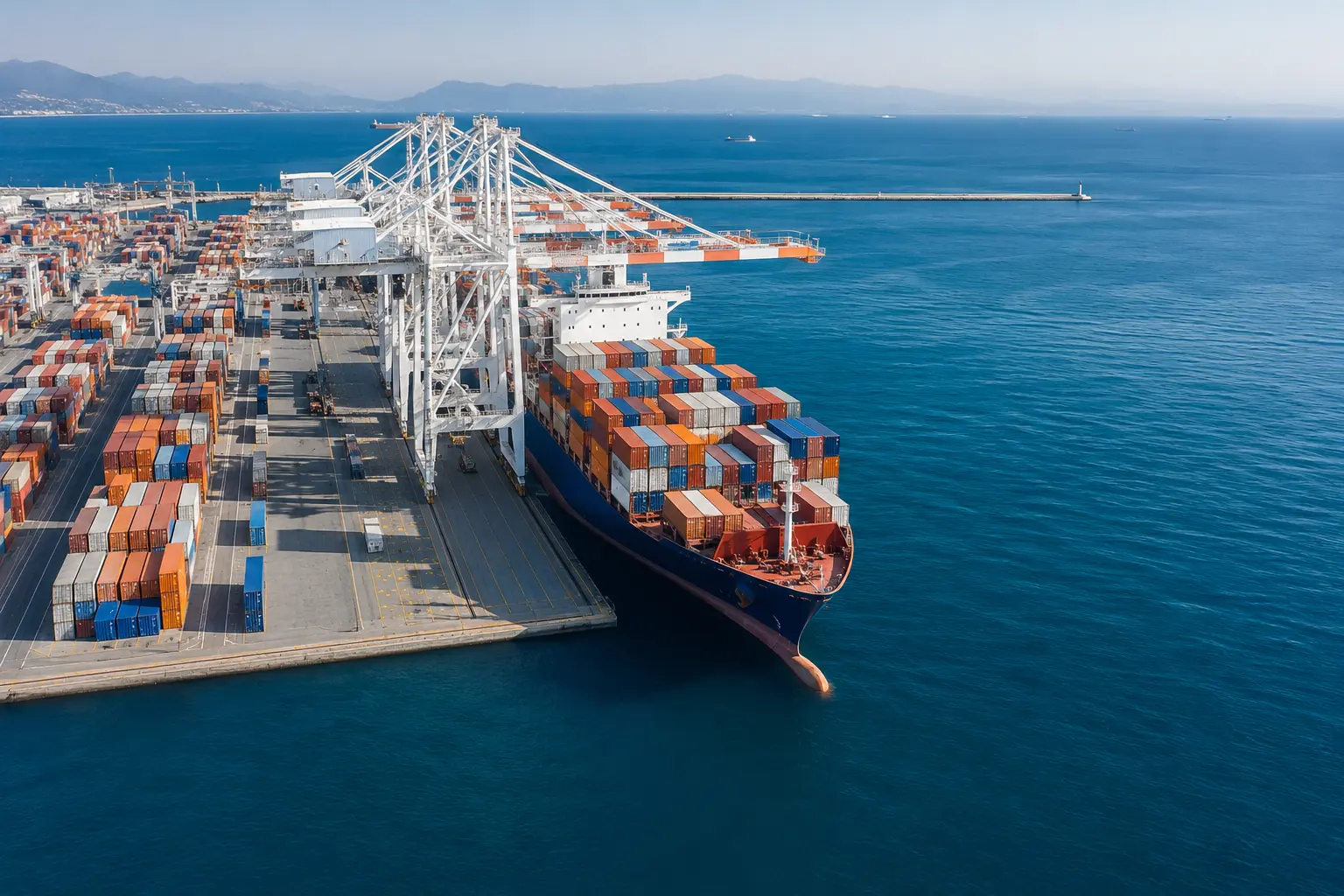 Terminal portuaire professionnel