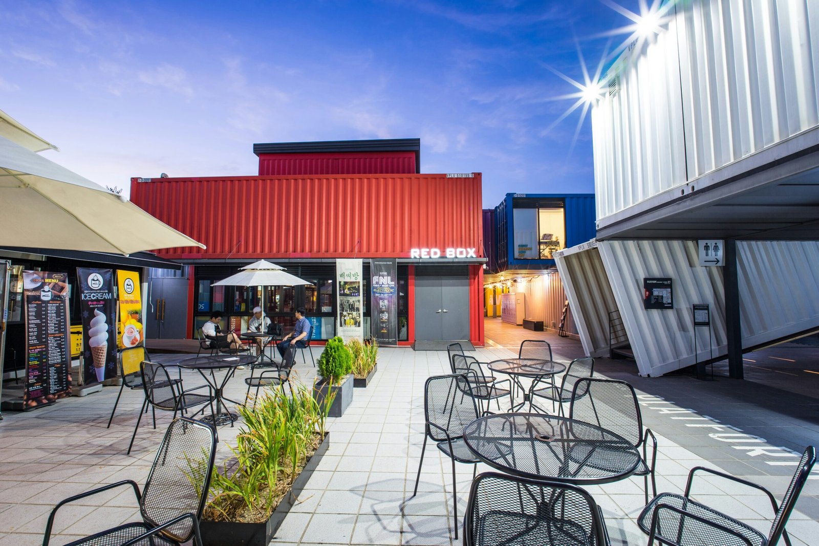 transport container camion