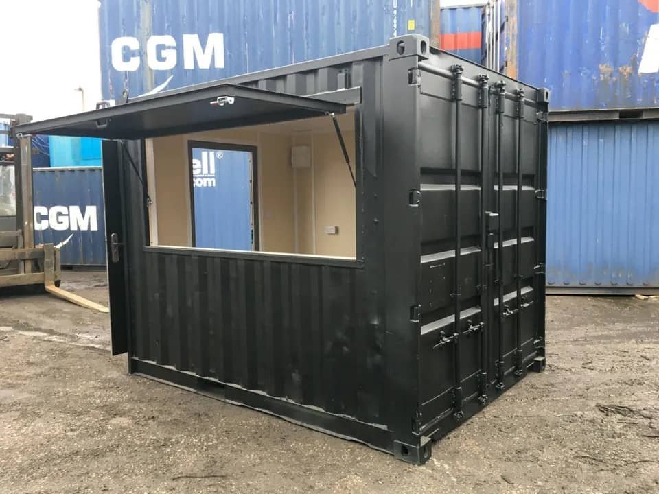 Conteneur maritime de 10ft x 8ft pour restauration/burger/café – Birmingham – Image 8