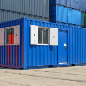 Container aménagé 20' + Cuisine et toilettes