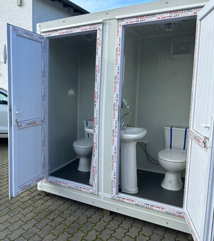 Bloc sanitaire SS1 (2 WC + 2 lavabos)