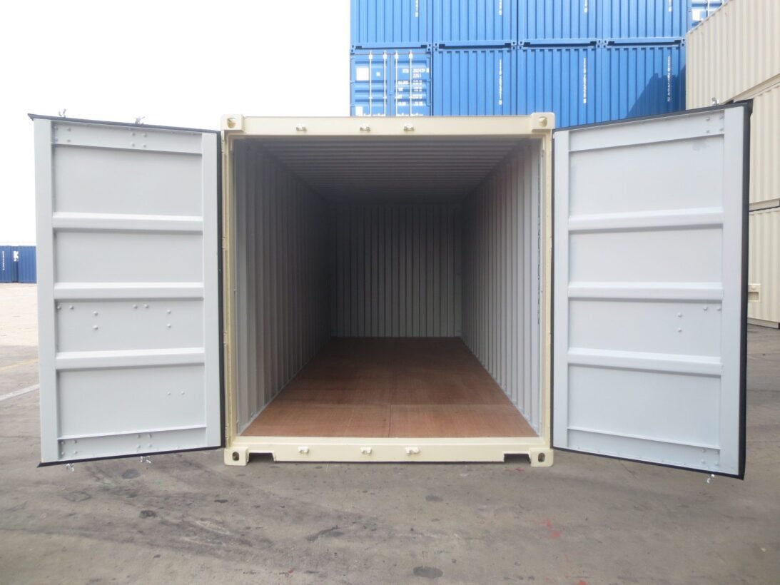 Container 20 Pieds Dry Standard – Blanc Crème